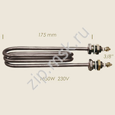 ТЭН , нагревательный элемент на фланец , для воды 230V  3000W